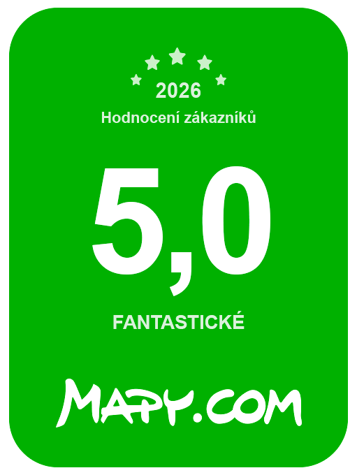 Ocenění Mapy.com za nejlépe hodnocené místo